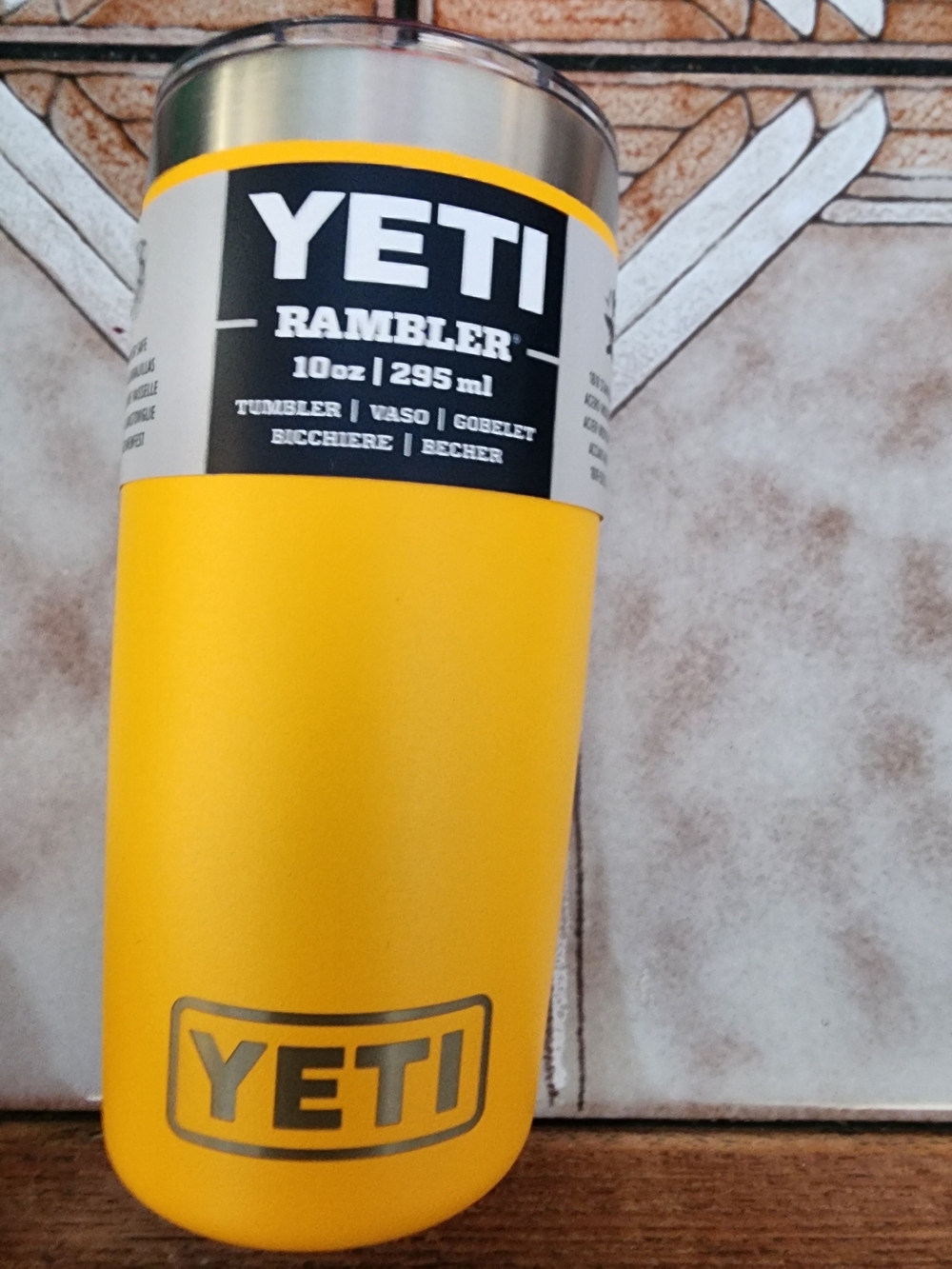 YETI Rambler 10oz Beekeeper Yellow Tumbler NEW